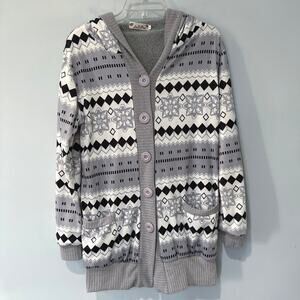 LiuSiRan fleece lined cardigan size Large